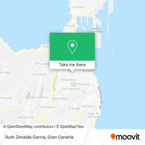 Ruth Zenaida García map