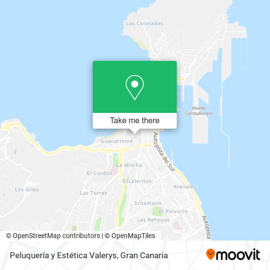 Peluquería y Estética Valerys map