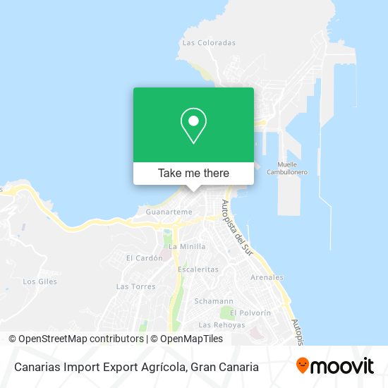 Canarias Import Export Agrícola map