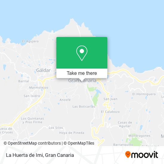 La Huerta de Imi map