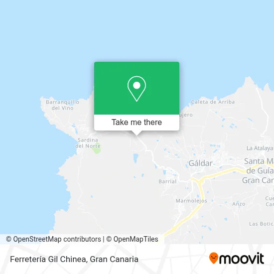 Ferretería Gil Chinea map