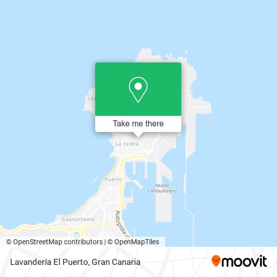Lavandería El Puerto map