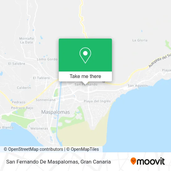 San Fernando De Maspalomas map