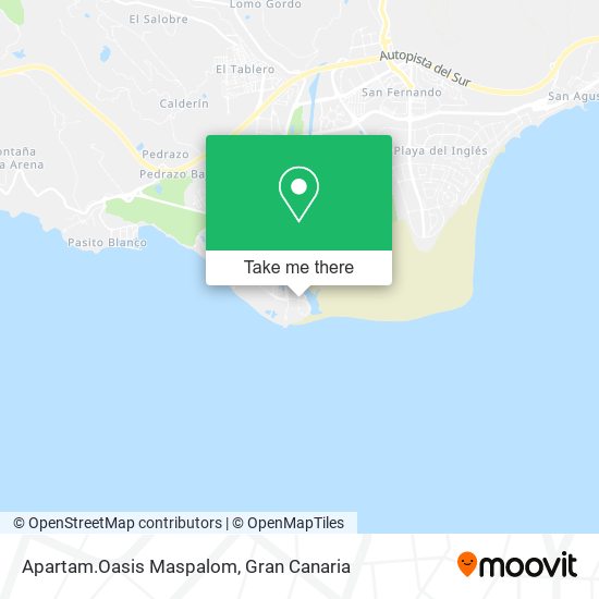 Apartam.Oasis Maspalom map