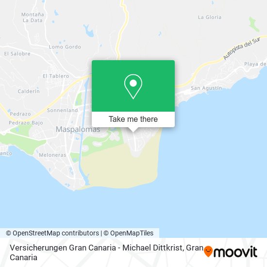 Versicherungen Gran Canaria - Michael Dittkrist map