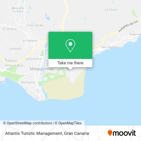 Atlantis Turistic Management map
