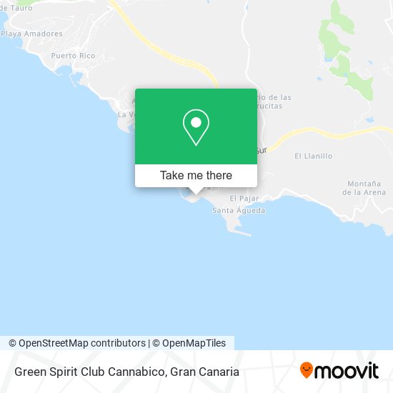 Green Spirit Club Cannabico map