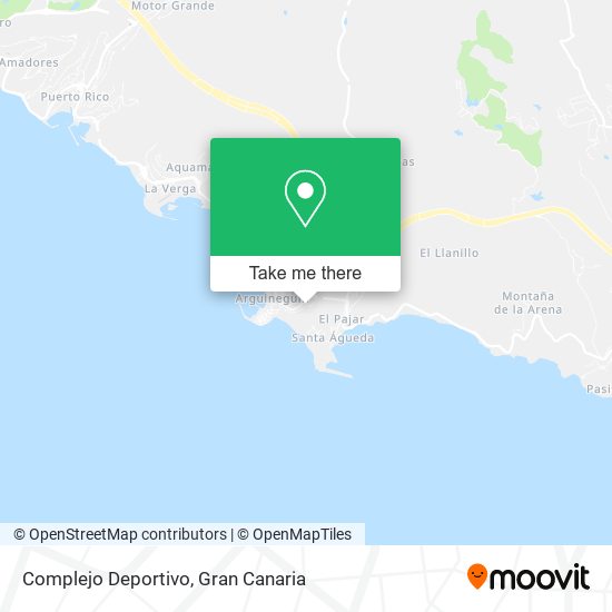 Complejo Deportivo map