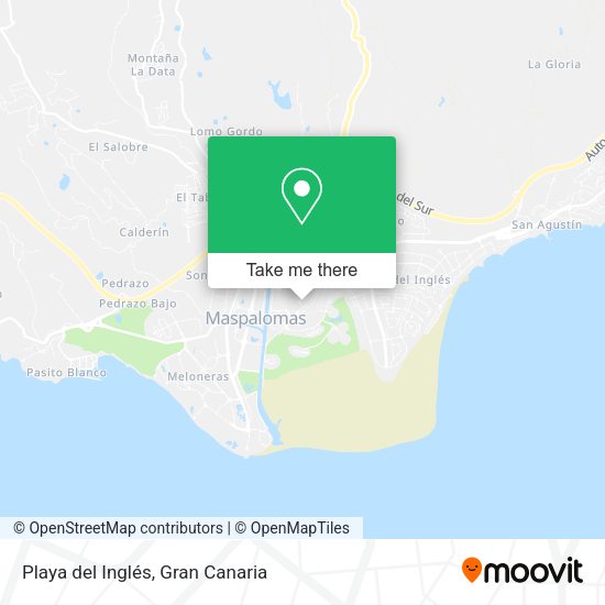 Playa del Inglés map