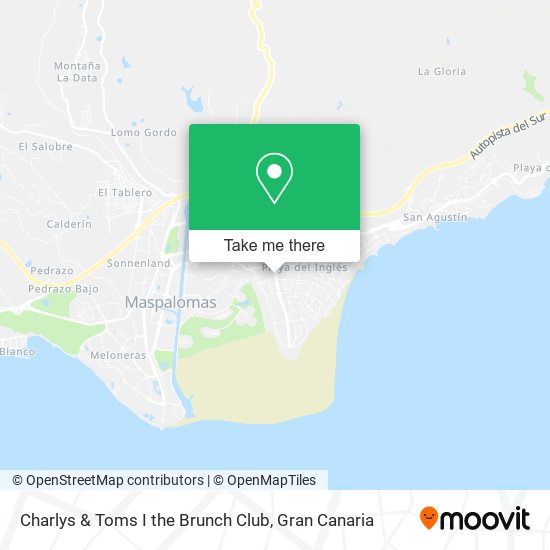 mapa Charlys & Toms I the Brunch Club