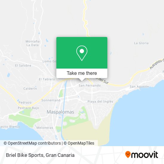 mapa Briel Bike Sports