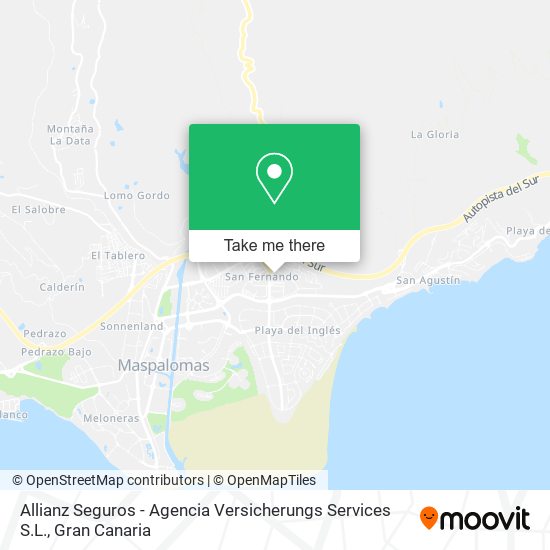 Allianz Seguros - Agencia Versicherungs Services S.L. map