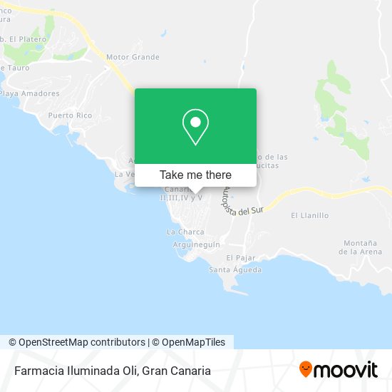 Farmacia Iluminada Oli map