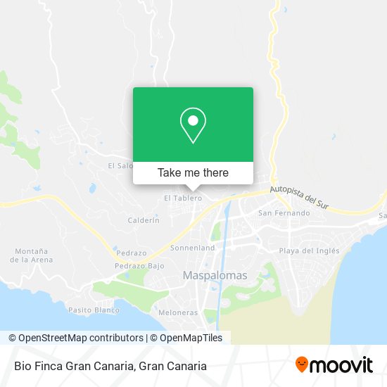 Bio Finca Gran Canaria map