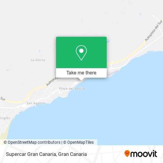 mapa Supercar Gran Canaria