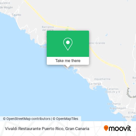 Vivaldi Restaurante Puerto Rico map