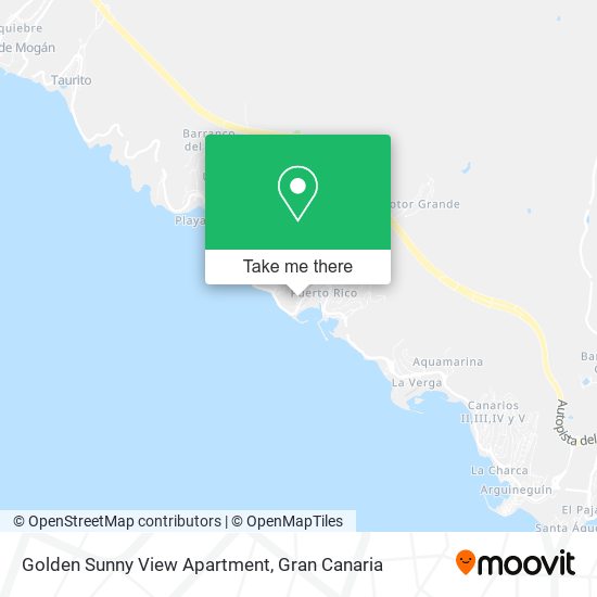 Golden Sunny View Apartment map