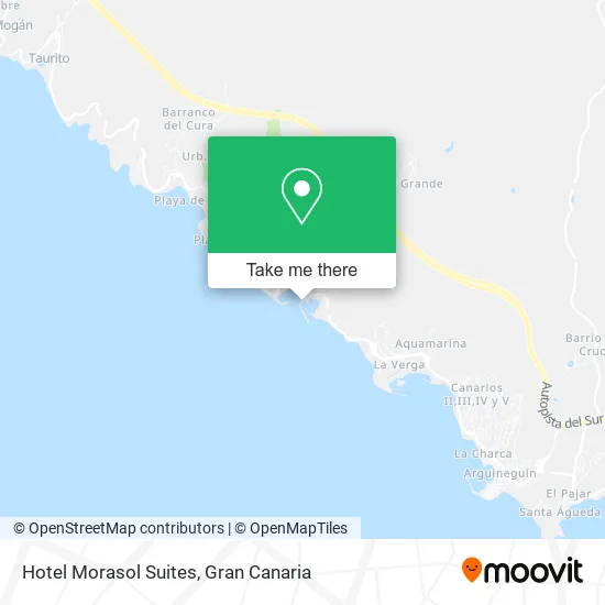 Hotel Morasol Suites map