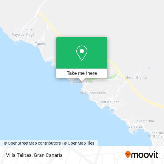 Villa Talitas map