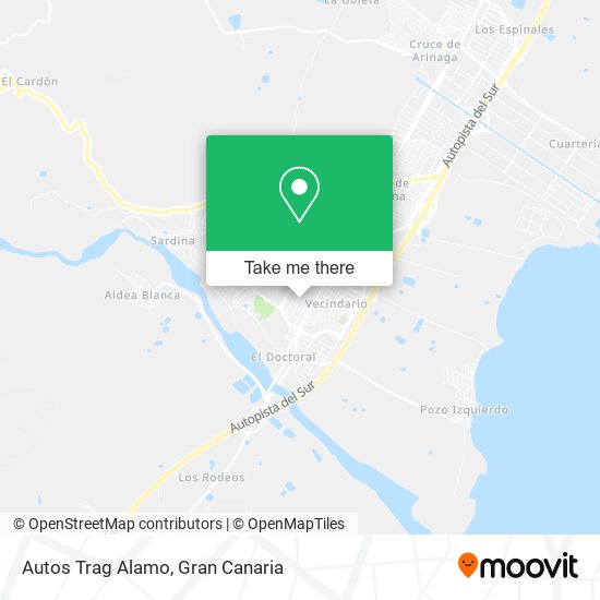 mapa Autos Trag Alamo