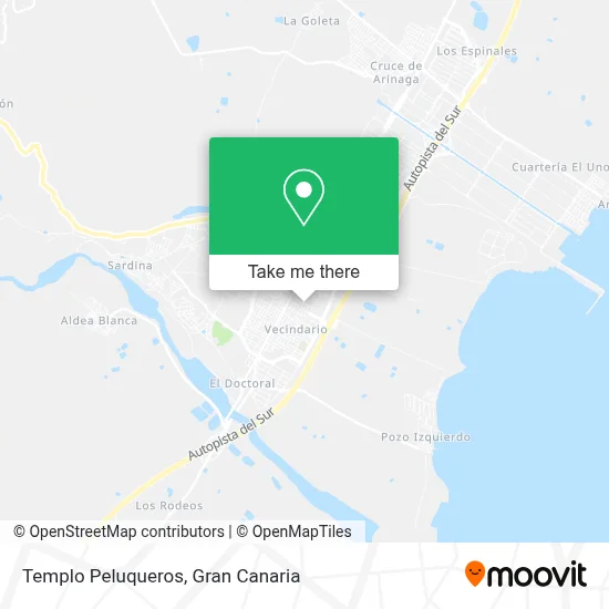 Templo Peluqueros map