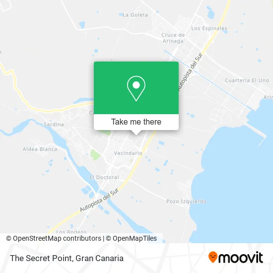 The Secret Point map