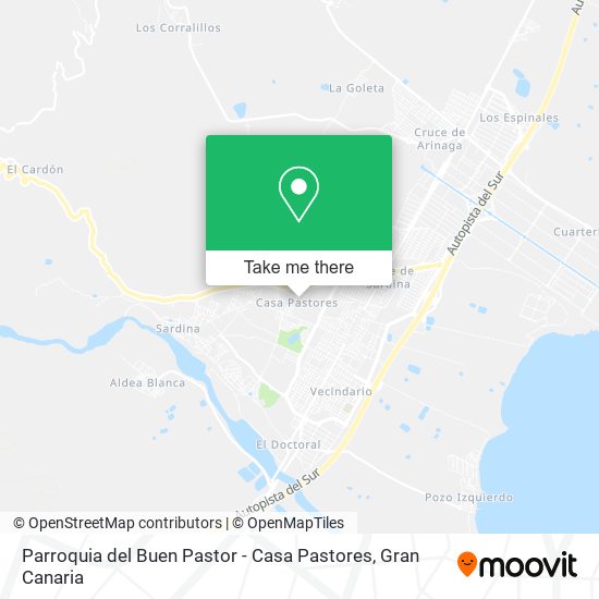 Parroquia del Buen Pastor - Casa Pastores map