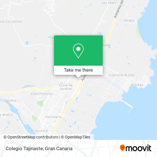 mapa Colegio Tajinaste