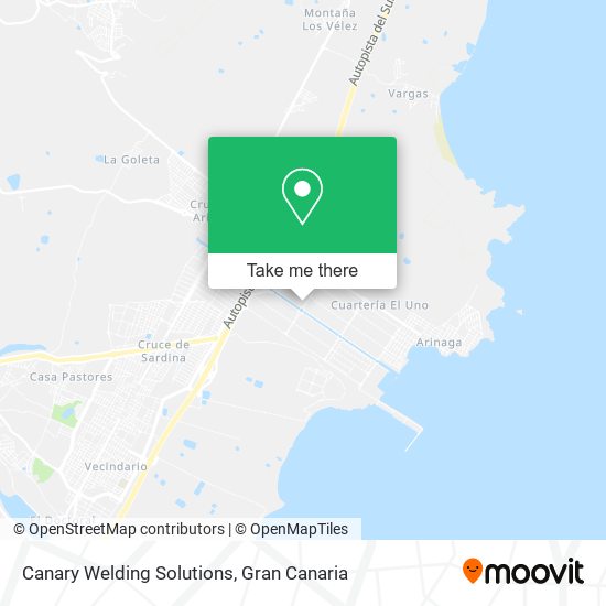Canary Welding Solutions map