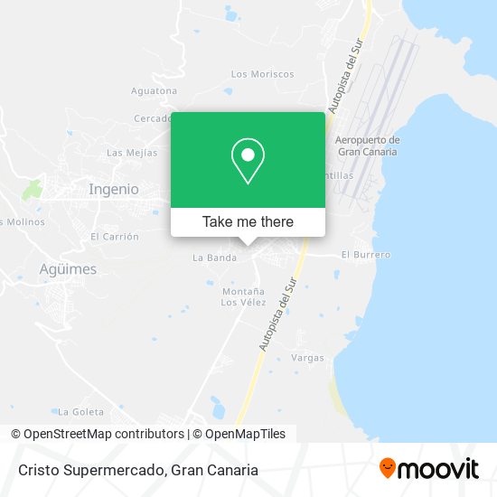 mapa Cristo Supermercado