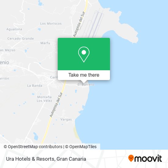 Ura Hotels & Resorts map