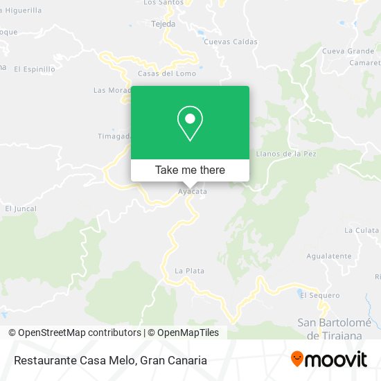 Restaurante Casa Melo map