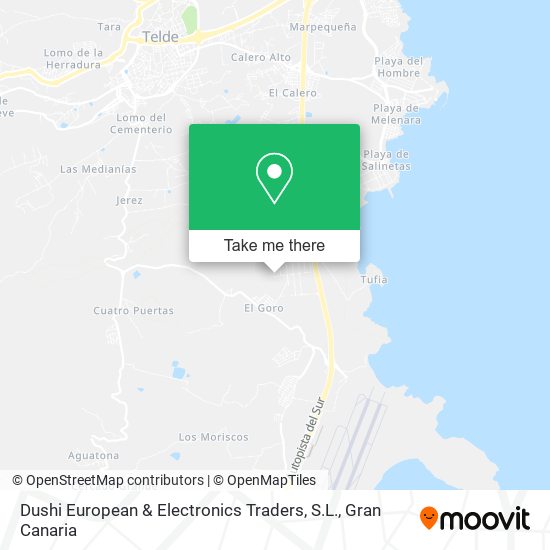 mapa Dushi European & Electronics Traders, S.L.