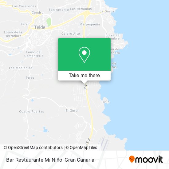 Bar Restaurante Mi Niño map