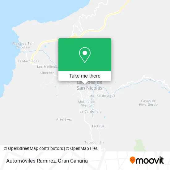 Automóviles Ramirez map