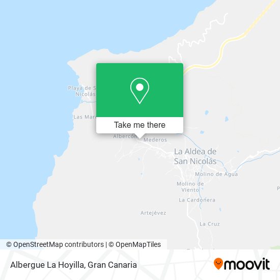 Albergue La Hoyilla map