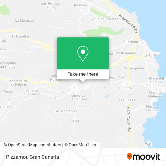 Pizzamor map
