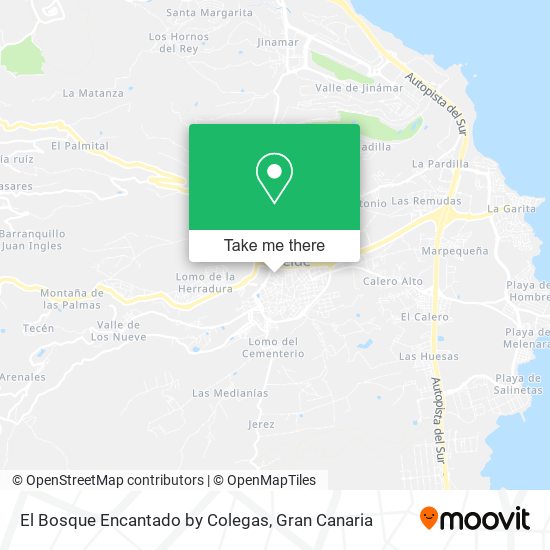 El Bosque Encantado by Colegas map