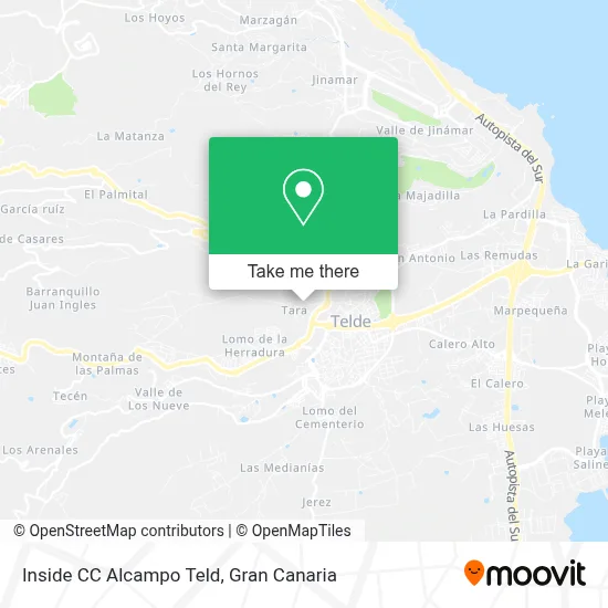 Inside CC Alcampo Teld map