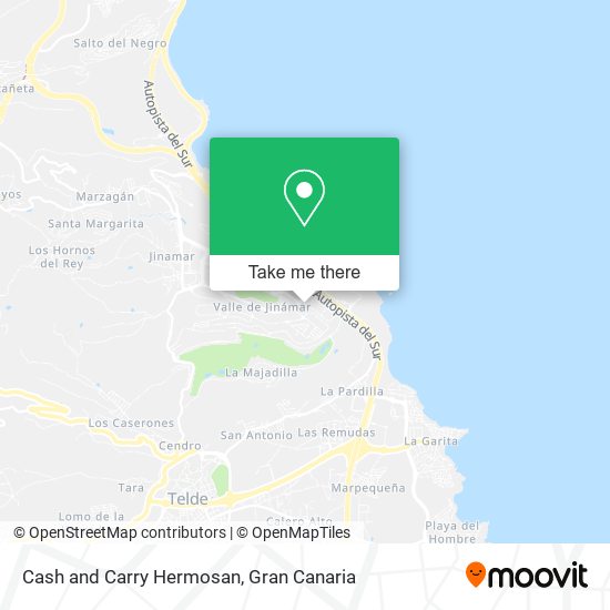 Cash and Carry Hermosan map