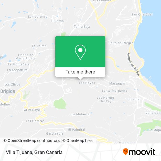 mapa Villa Tijuana