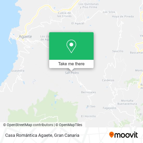 Casa Romántica Agaete map
