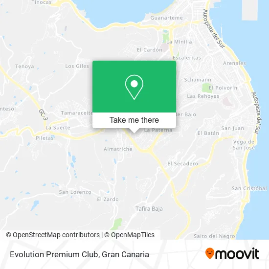 Evolution Premium Club map