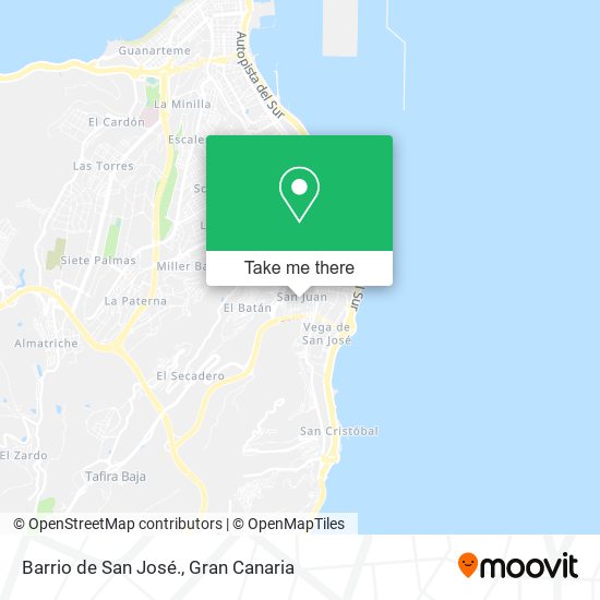 Barrio de San José. map