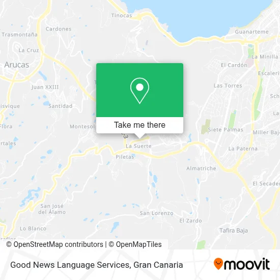 Good News Language Services map