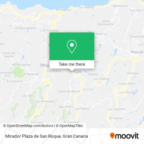 Mirador Plaza de San Roque map