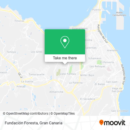 Fundación Foresta map