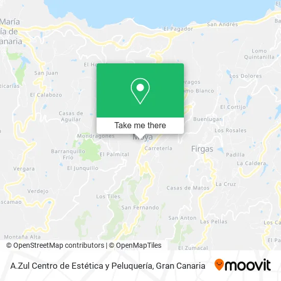 A.Zul Centro de Estética y Peluquería map