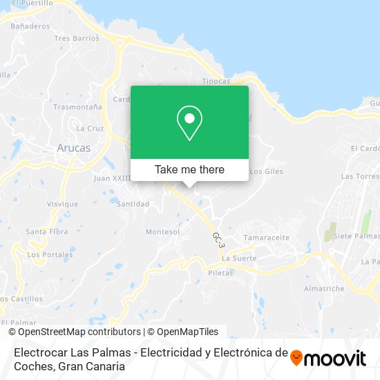 mapa Electrocar Las Palmas - Electricidad y Electrónica de Coches