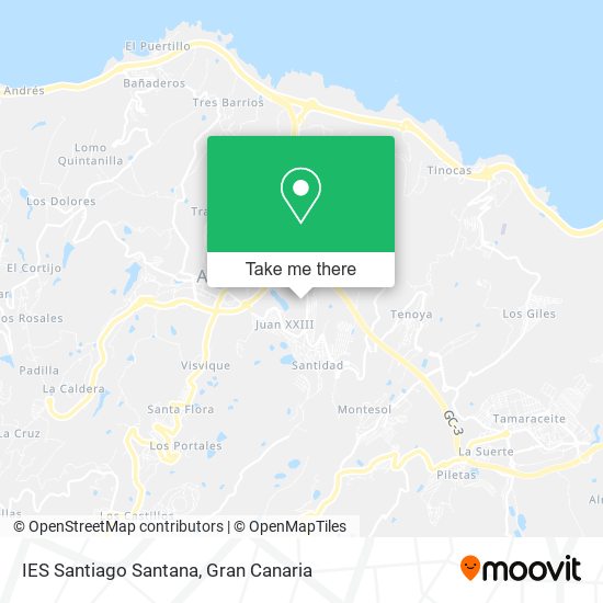 IES Santiago Santana map